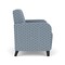 Lesro Siena Lounge Reception Wide Guest Chair, Black, RS Rain Song Upholstery SN1201 - alternate 3